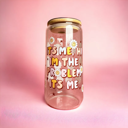 It's Me, Hi Swiftie Iced Coffee Glass Cup